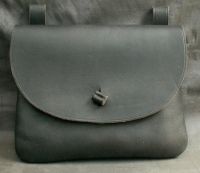 16th - 17th century large belt wallet with a round front