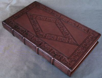 Leather bound note book