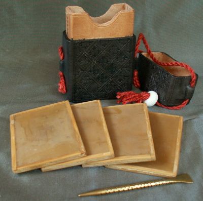 Wax tablet set #2