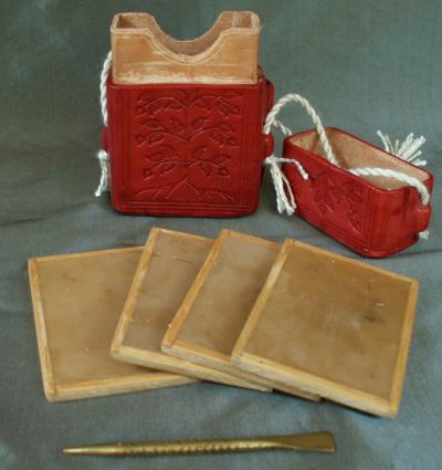 Wax tablet set #2