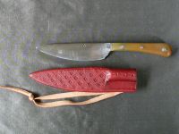 Scale tang knife
