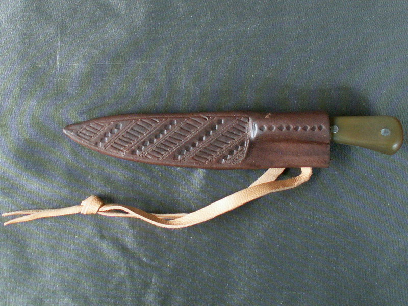 Scale tang knife 2