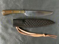 Scale tang knife