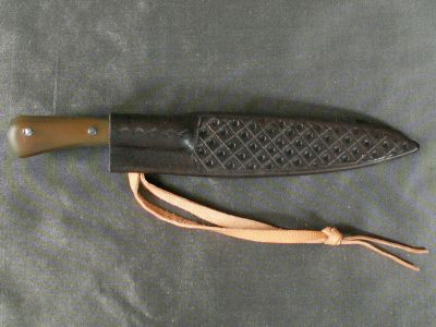 Scale tang knife #2