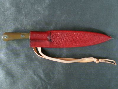 Scale tang knife #2