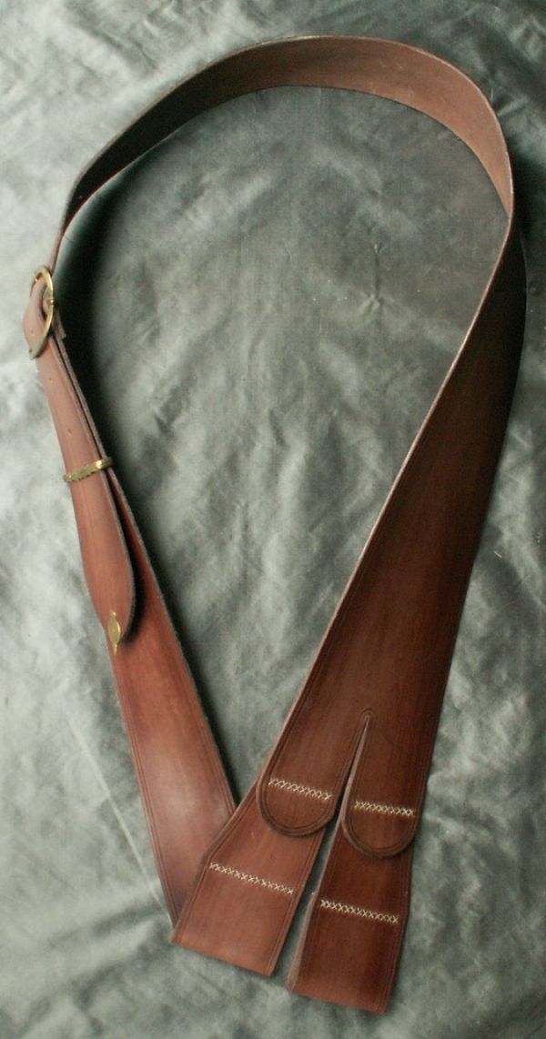 17th century wide buckled baldric