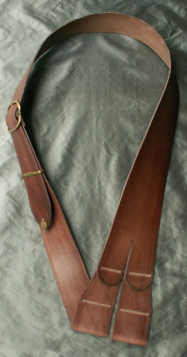 17th century wide buckled baldric