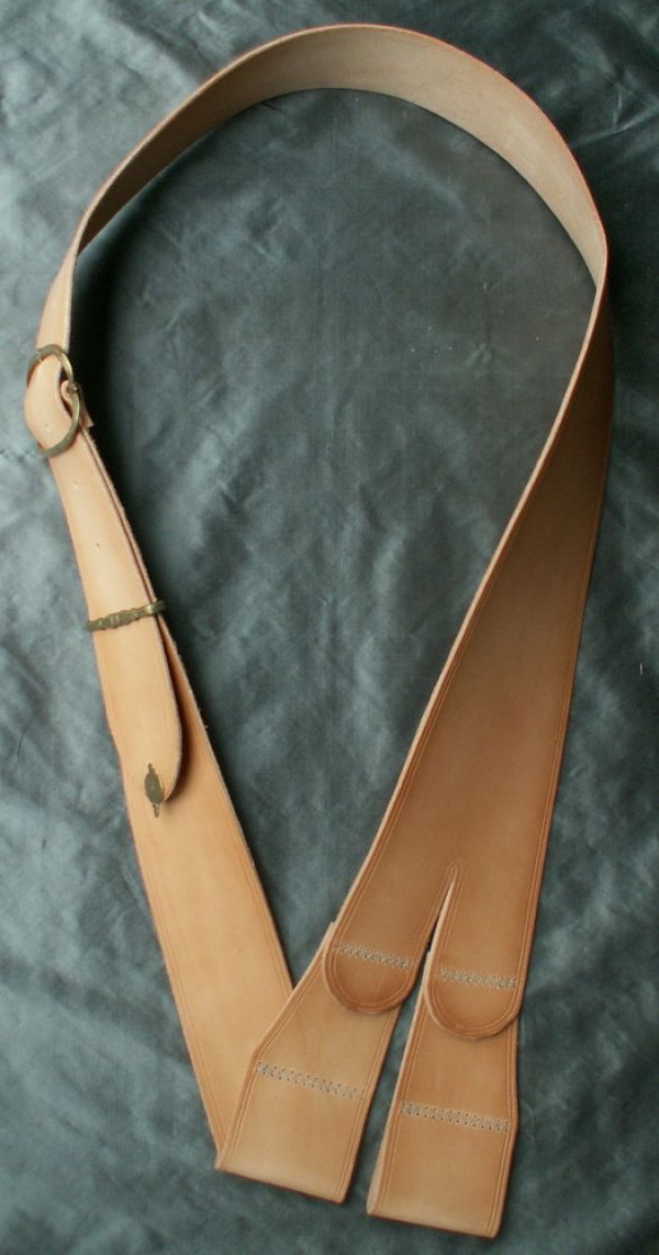 17th century wide buckled baldric