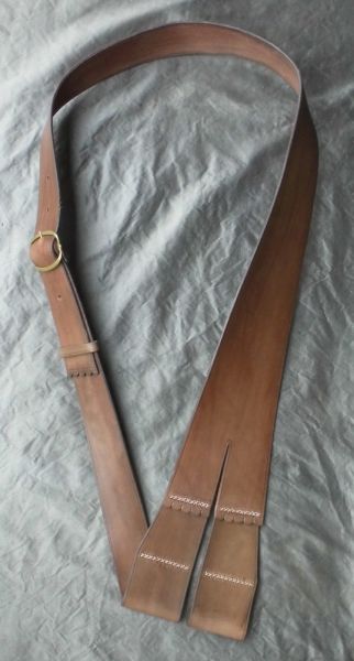 17th century buckled infantry baldric