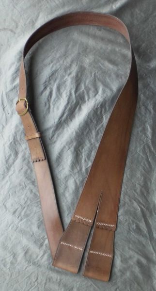 17th century buckled infantry baldric