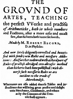 The Ground of Arts by Robert Recorde 1596